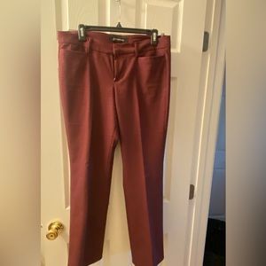 Maroon Liverpool Petite Trouser w/ stretch